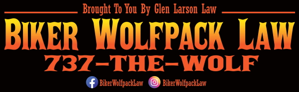 Biker Wolfpack Law Logo