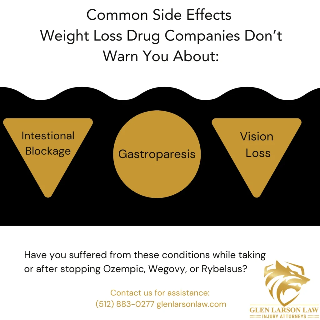 This infographic shows that Common Side Effects Weight Loss Drug Companies Don’t Warn You About
